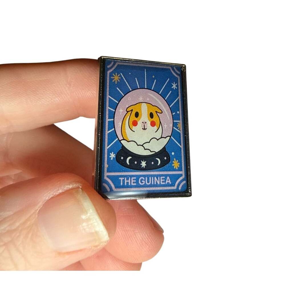 The Guinea Tarot Card Enamel Pin Lapel Pin